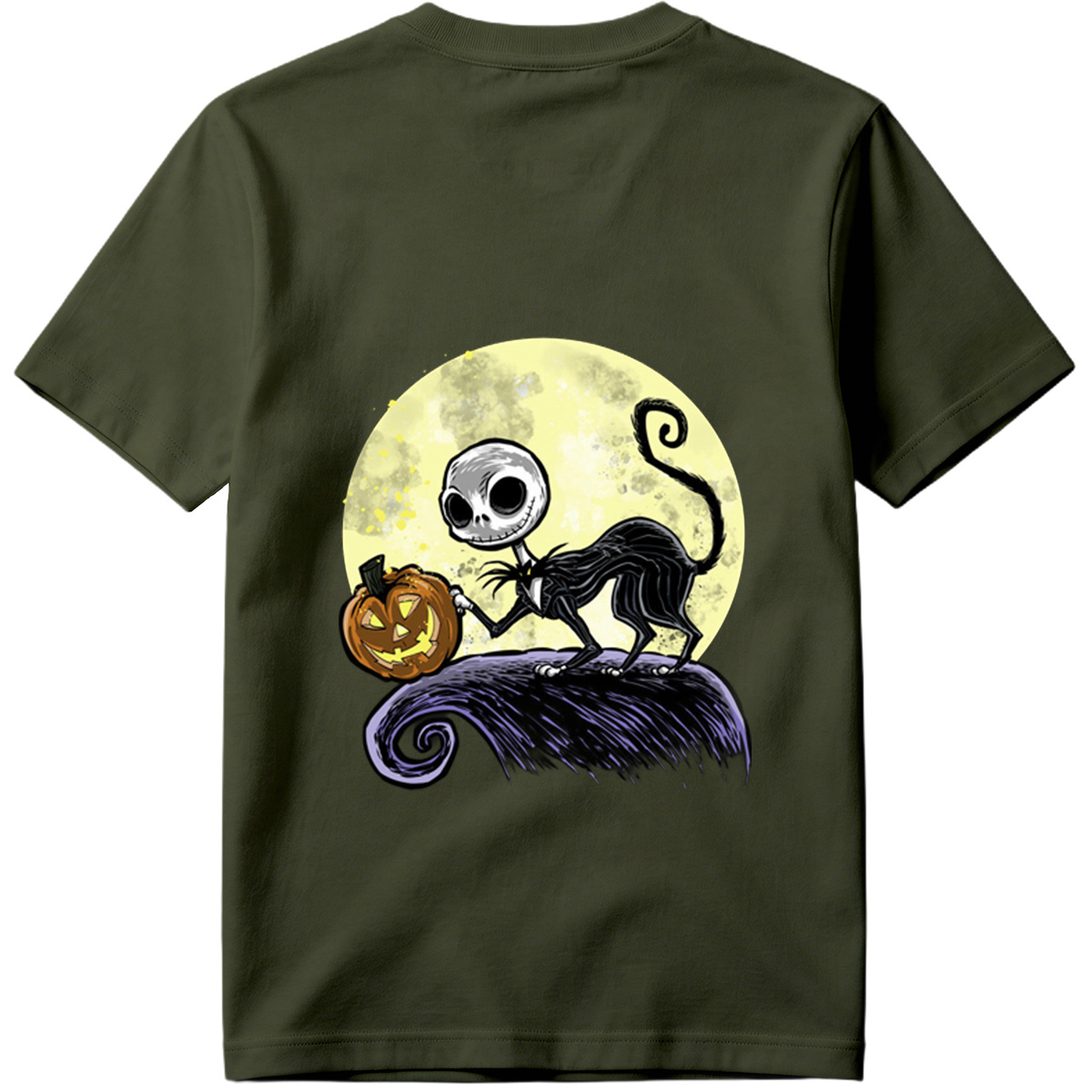Jack Skellington and Pumpkin Moon - Tee