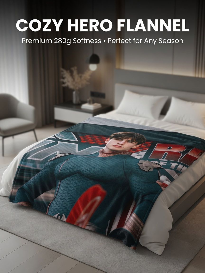 Custom Portrait Photo Flannel Blanket Personalized Picture Throw Soft Warm Fleece Keepsake Gift for Bed and Couch