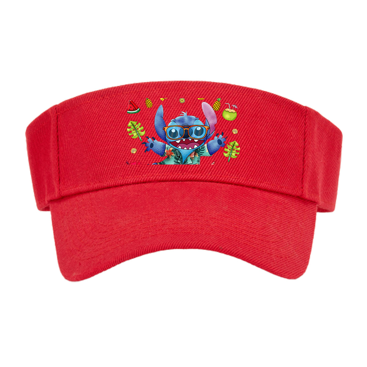 Stitch in Tropical Paradise with Sunglasses and Hawaiian Shirt -  Visor cap