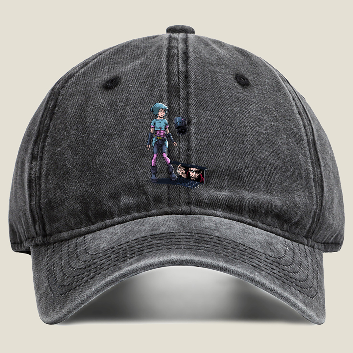 Mega Man X: Zero and the Puppet Master - Washed Denim - Baseball Cap