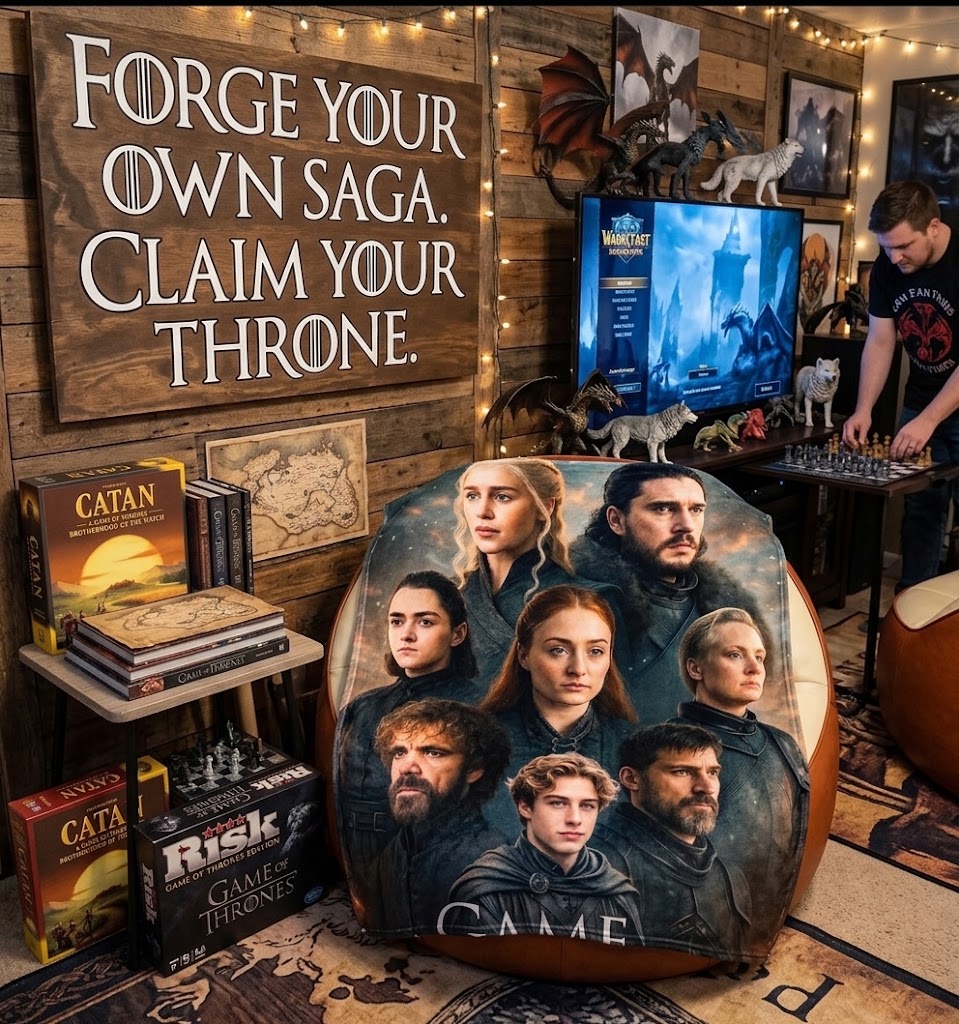 Custom Face Blanket Game of Thrones Season 9 Flannel Blanket for Fans and Collectors Perfect Gift or Giveaway Item