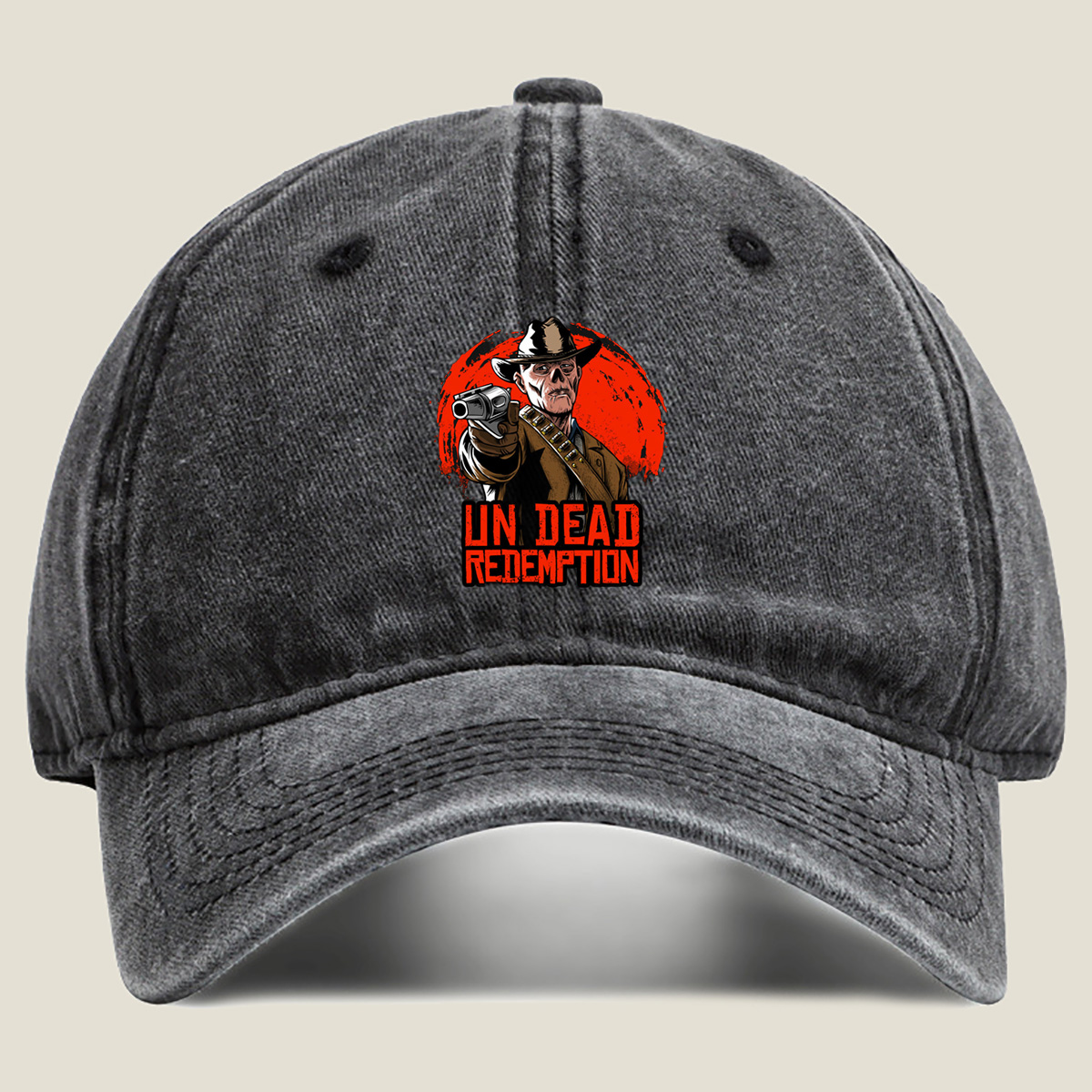 Undead Redemption: The Gunslinger - Washed Denim - Baseball Cap