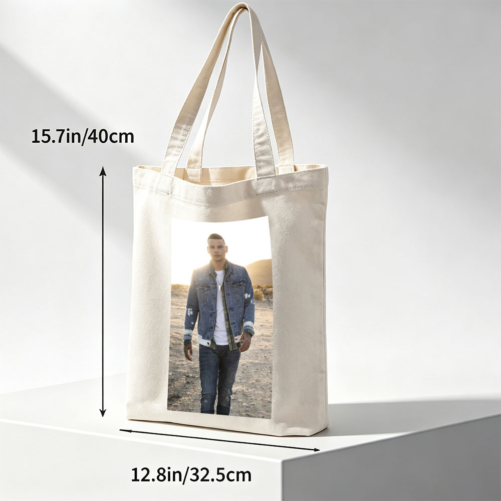 J Balvin in the Desert Wearing a Distressed Denim Jacket and Jeans - Canvas tote bags