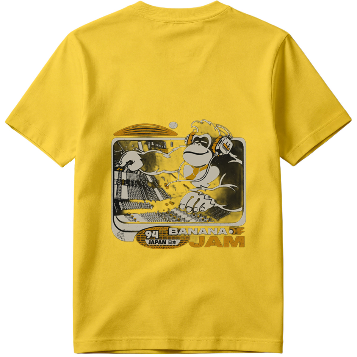 Banana Jam 94 Japan - Monkey DJ Character - Tee