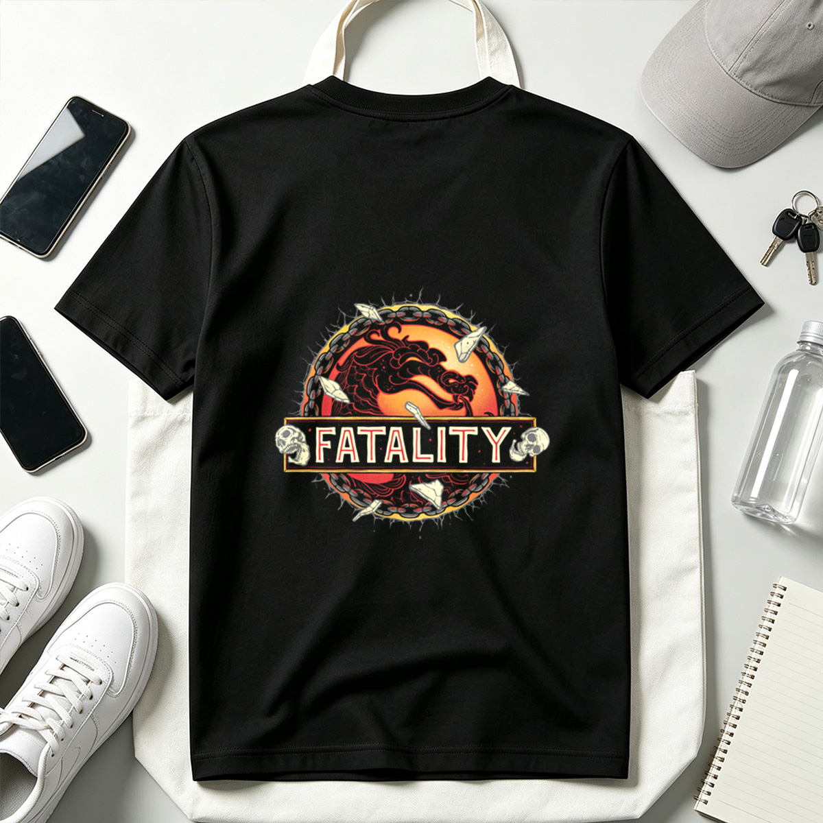 Mortal Kombat Fatality Logo - Tee