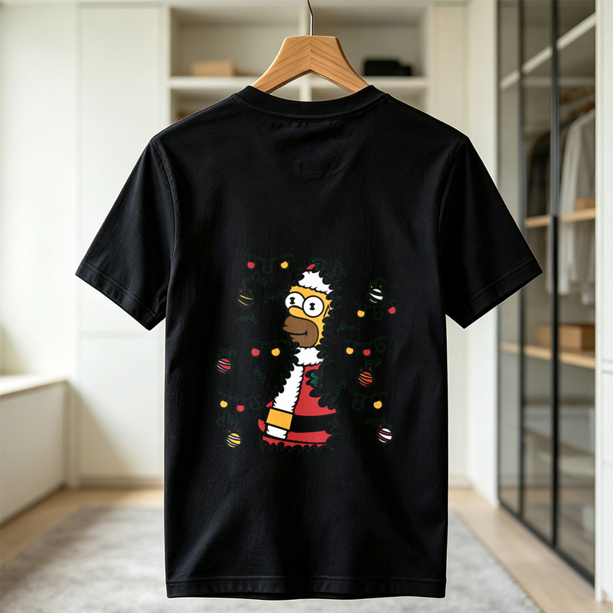 Simpsons Homer Christmas Tree - Tee