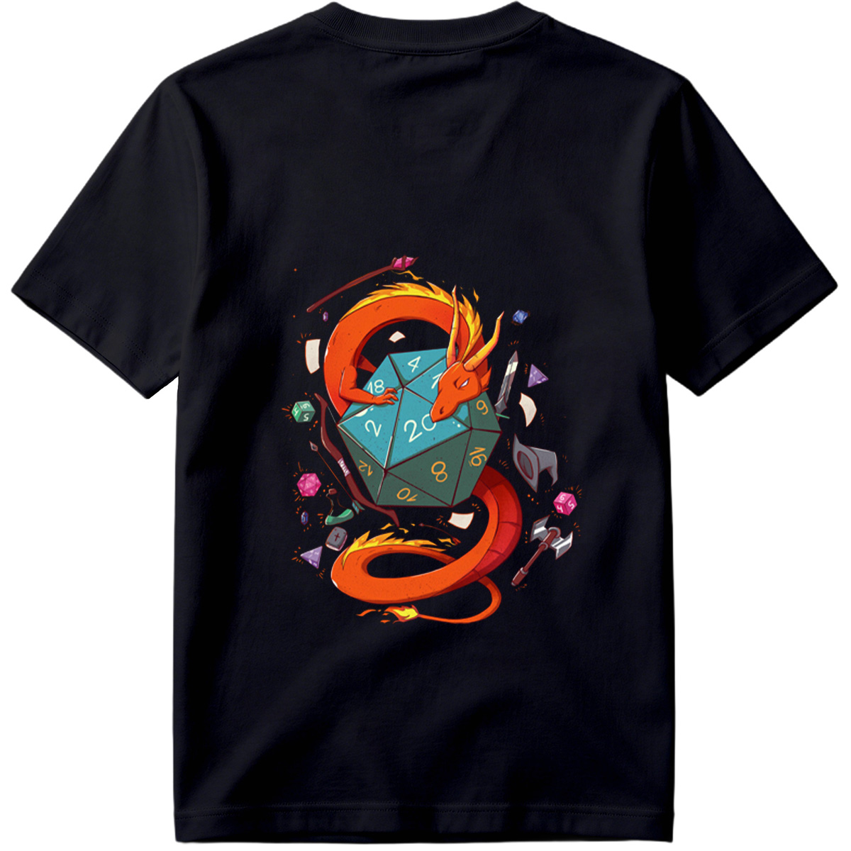 Dragon and D20: Fantasy Adventure - Tee