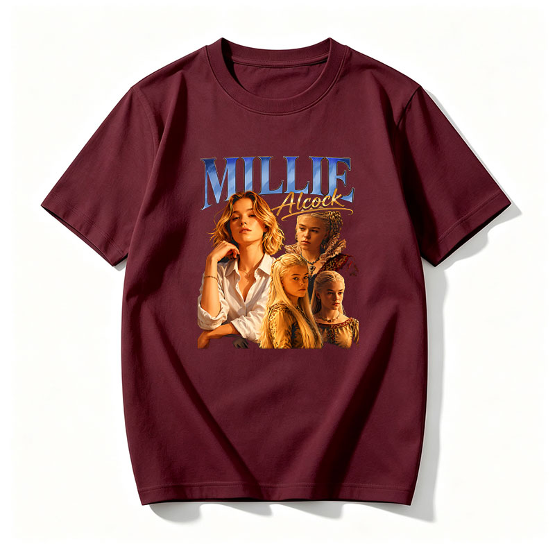 Millie Alcock: From Modern Glamour to Medieval Elegance - Tee