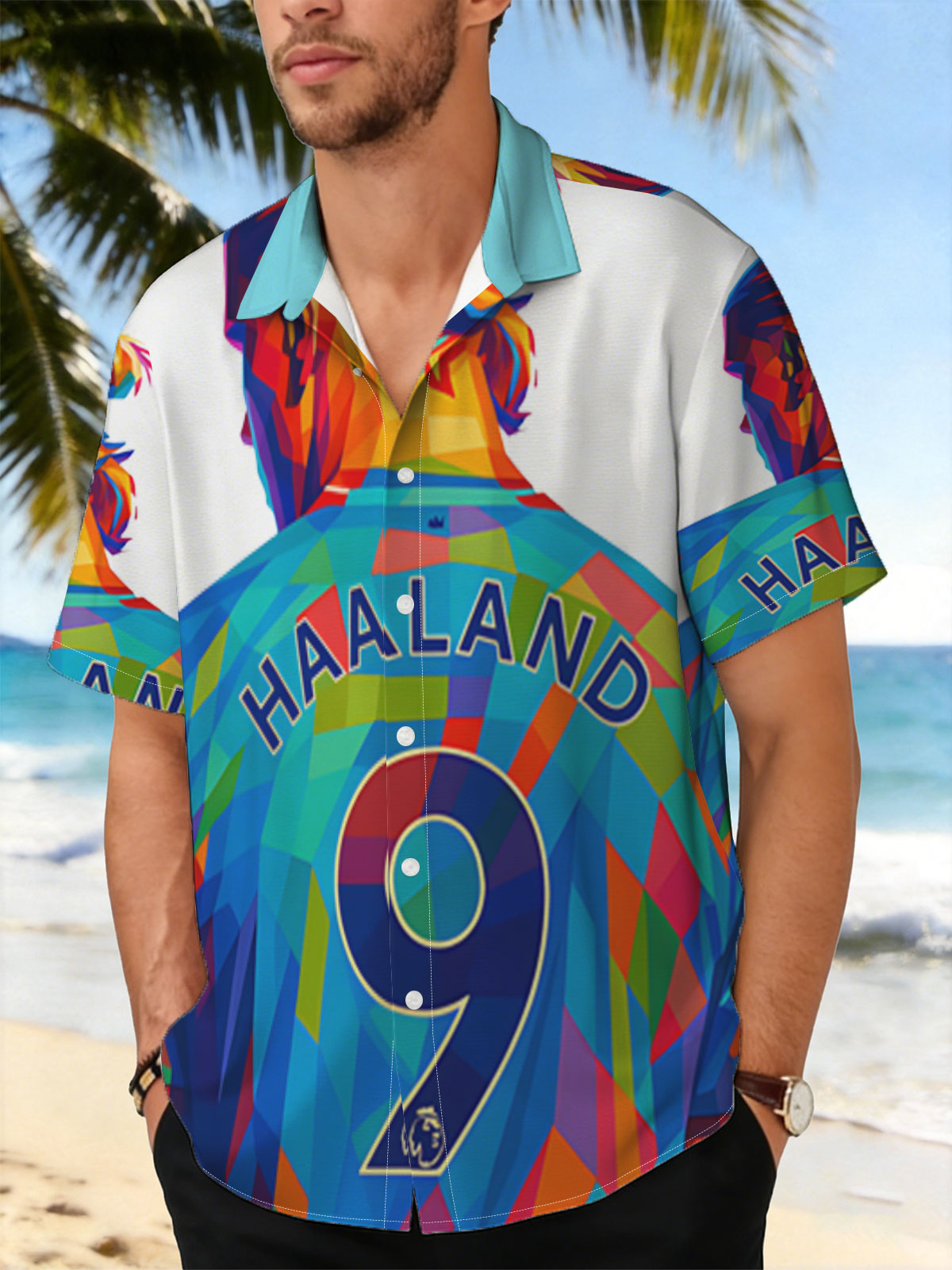 Haaland 9 - Manchester City Football Player -  Shirt