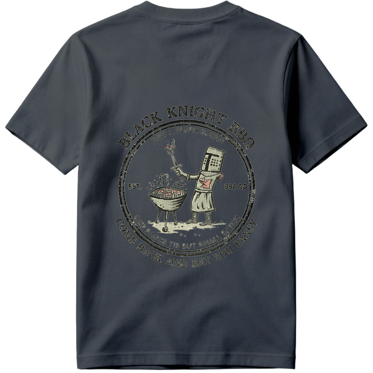 Black Knight BBQ: Just a Flesh Round - Tee