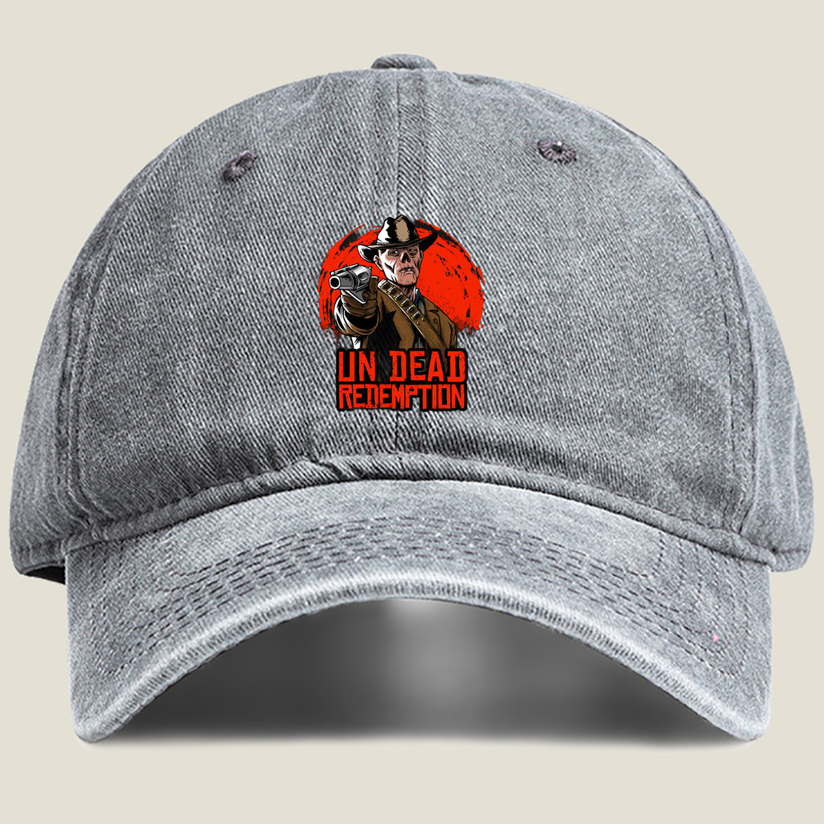 Undead Redemption: The Gunslinger - Washed Denim - Baseball Cap