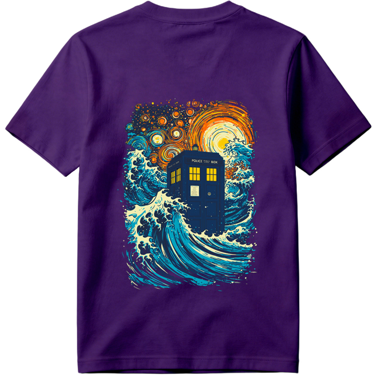 TARDIS in Stormy Seas - Tee