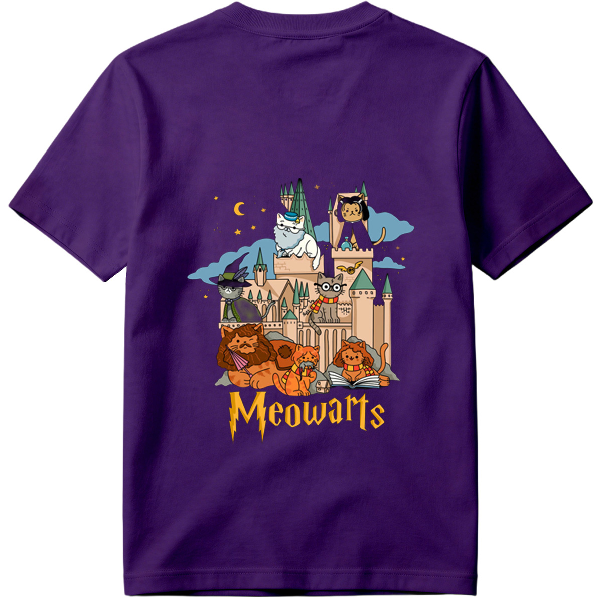 Meowarts: Cats in a Magical Castle - Tee