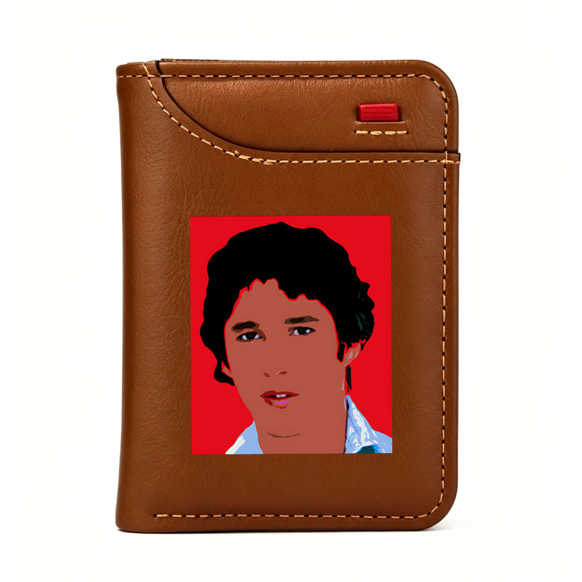 Freddie Mercury Portrait in Pop Art Style - Vertical Style Wallet