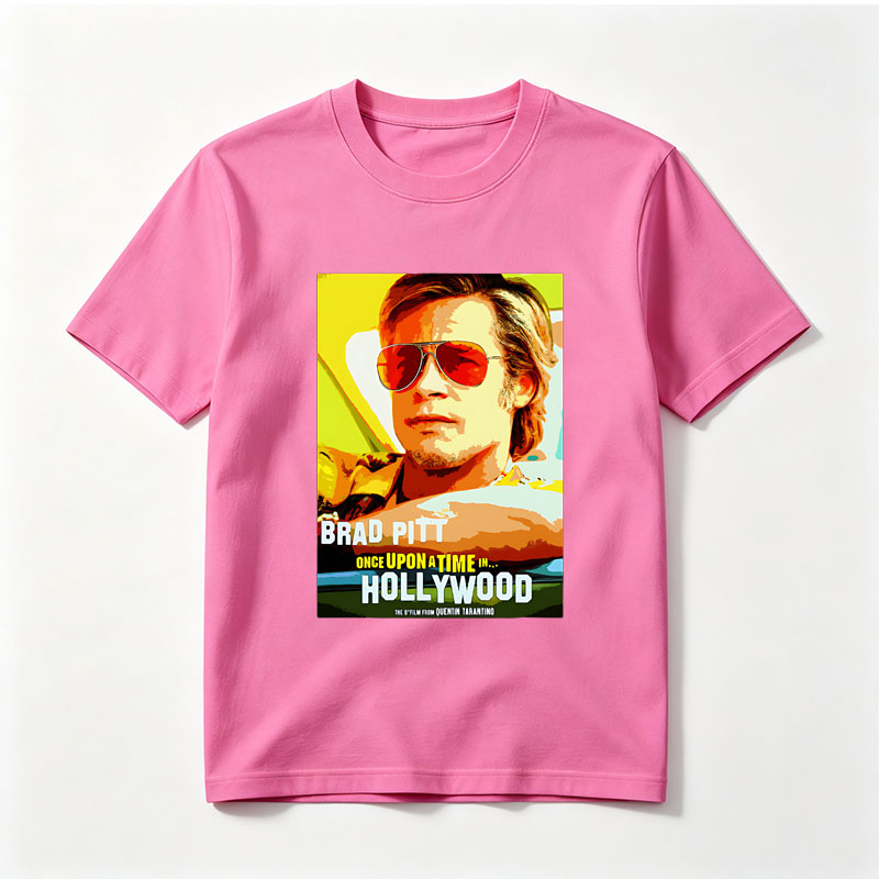 Brad Pitt in Once Upon a Time in Hollywood by Quentin Tarantino - Tee