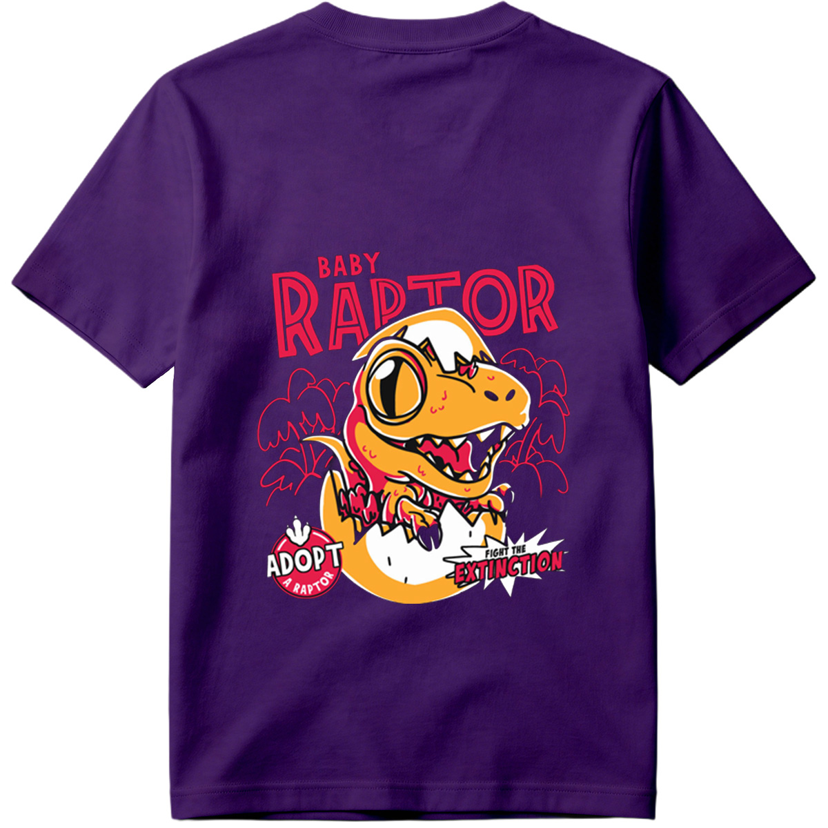 Baby Raptor: Adopt a Raptor, Fight the Extinction - Tee