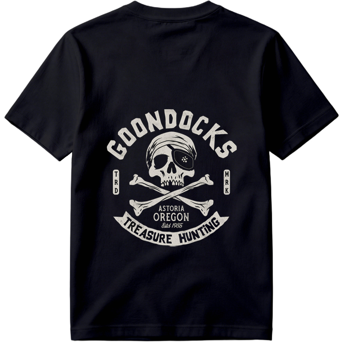 Goondocks Treasure Hunting Skull Logo - Tee