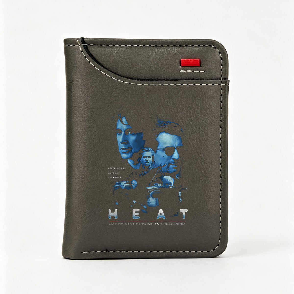Heat: Robert De Niro, Al Pacino, Val Kilmer - Crime and Obsession Epic - Vertical Style Wallet