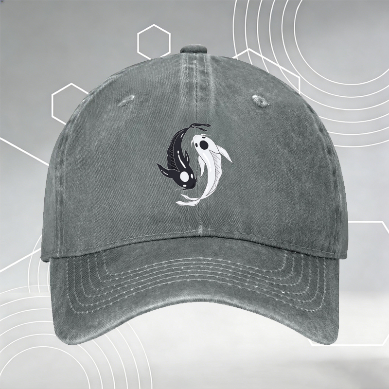 New Baseball Cap with Skull & Crossbones Print 