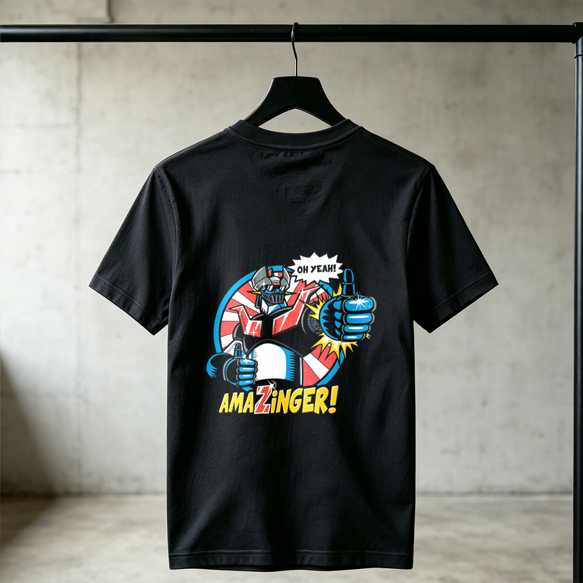 Amazinger! - Robot Hero with Thumbs Up - Tee