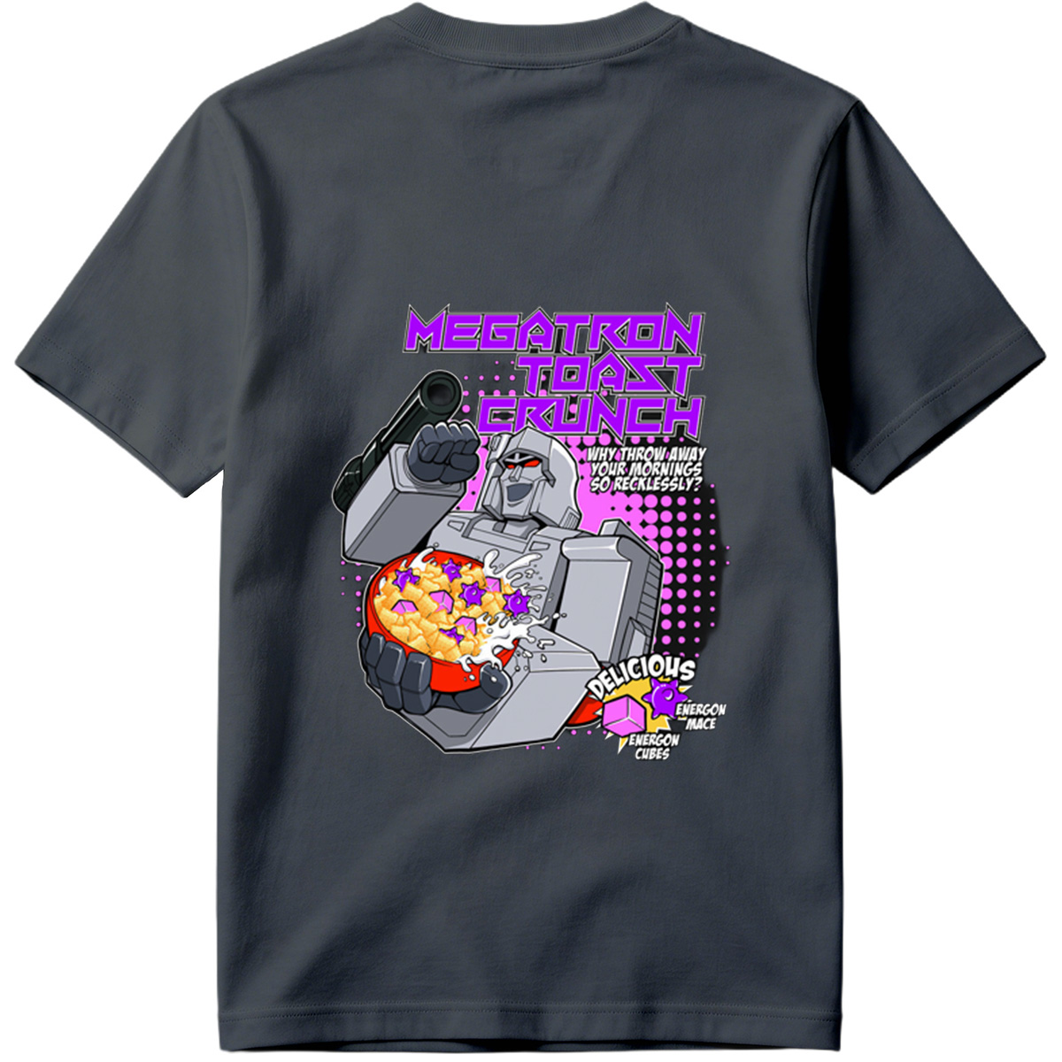 Megatron Toast Crunch - Transformers Cereal Parody - Tee