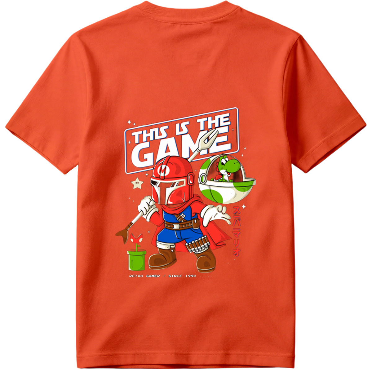 Super Mario Meets Mandalorian: This Is The Game - Tee