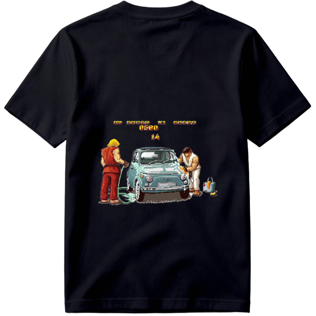 Street Fighter: Ryu and Ken Wash Car - Tee