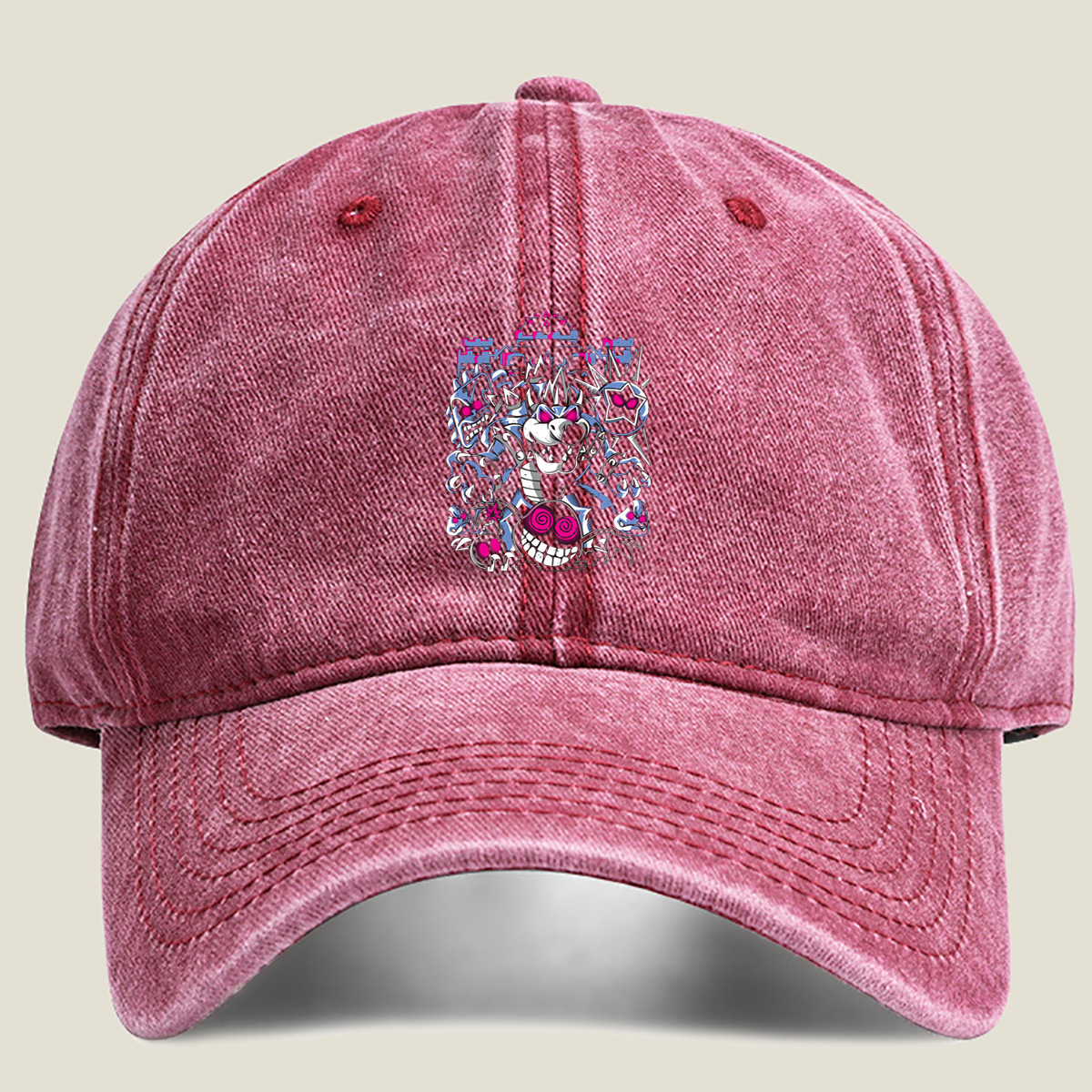 Bowser & Koopalings: Dark Kingdom Chaos - Washed Denim - Baseball Cap