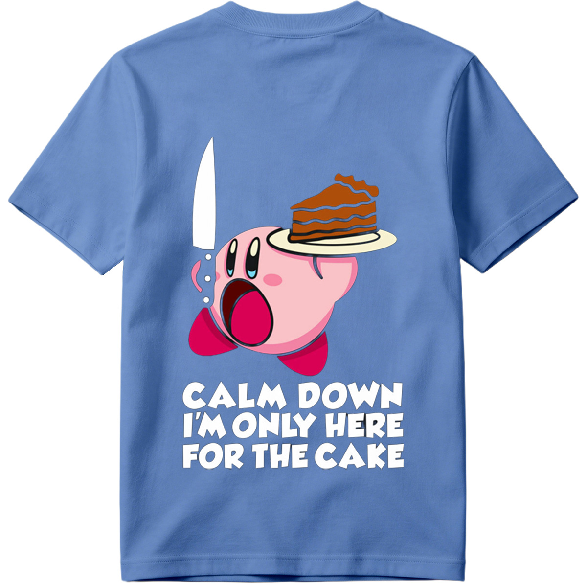 Kirby Cake Knife Humor - Tee