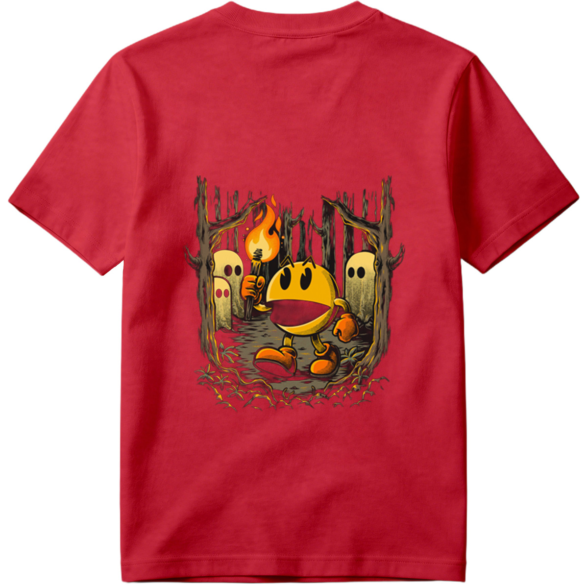 Pac-Man in the Haunted Forest - Tee