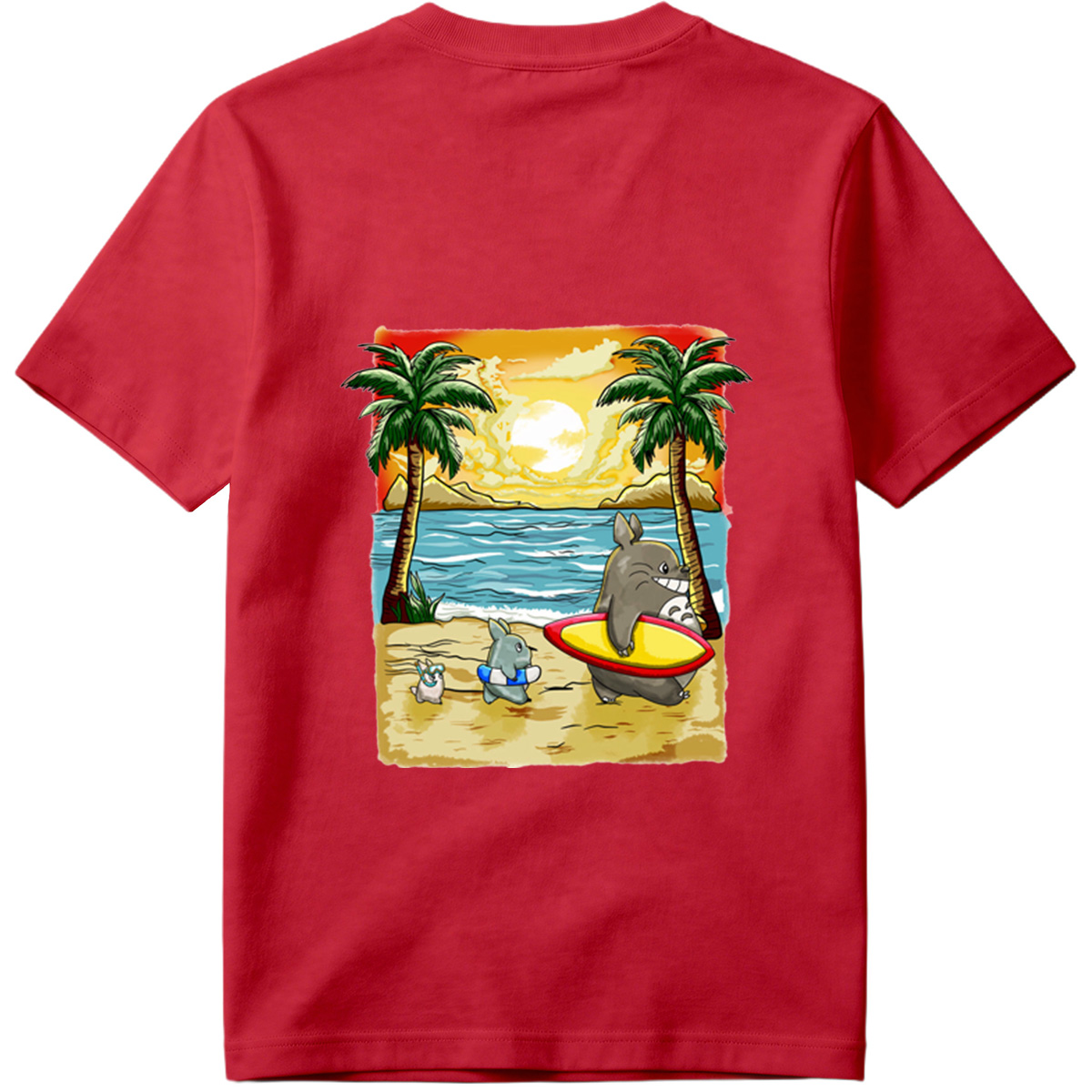 Pokémon: Slowpoke and Friends at the Beach - Tee