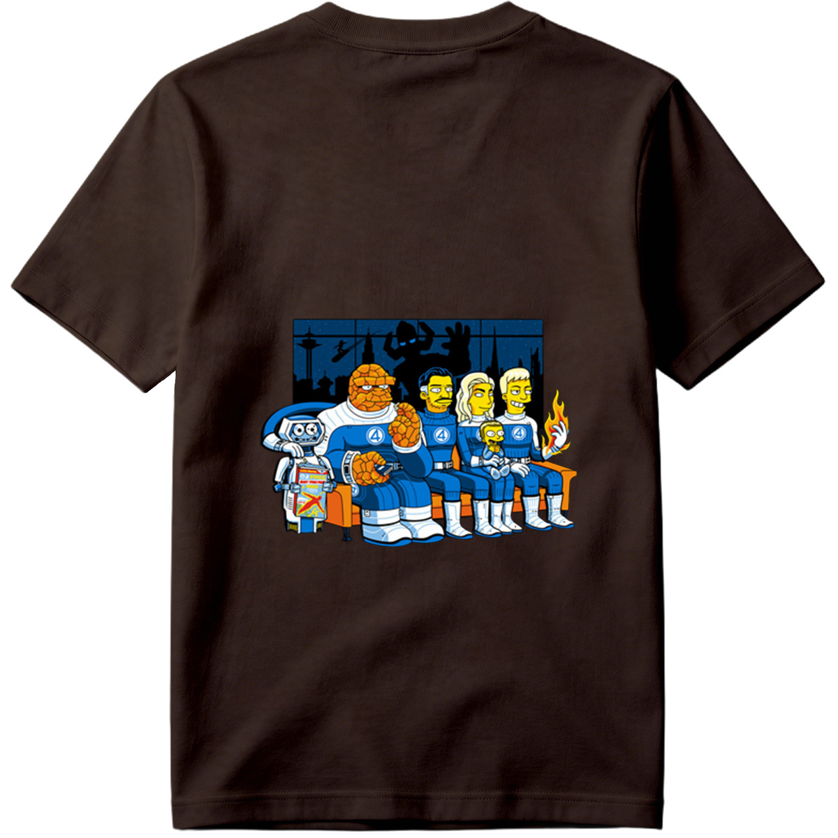 The Simpsons Meet the Fantastic Four - Tee
