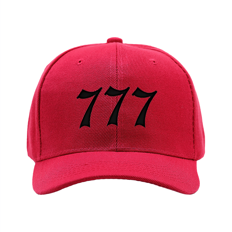 1pc New Baseball Cap with 777 Print Design Unisex Adjustable Hat for Outdoor Activities and Casual Wear Suitable for Adults and Teens