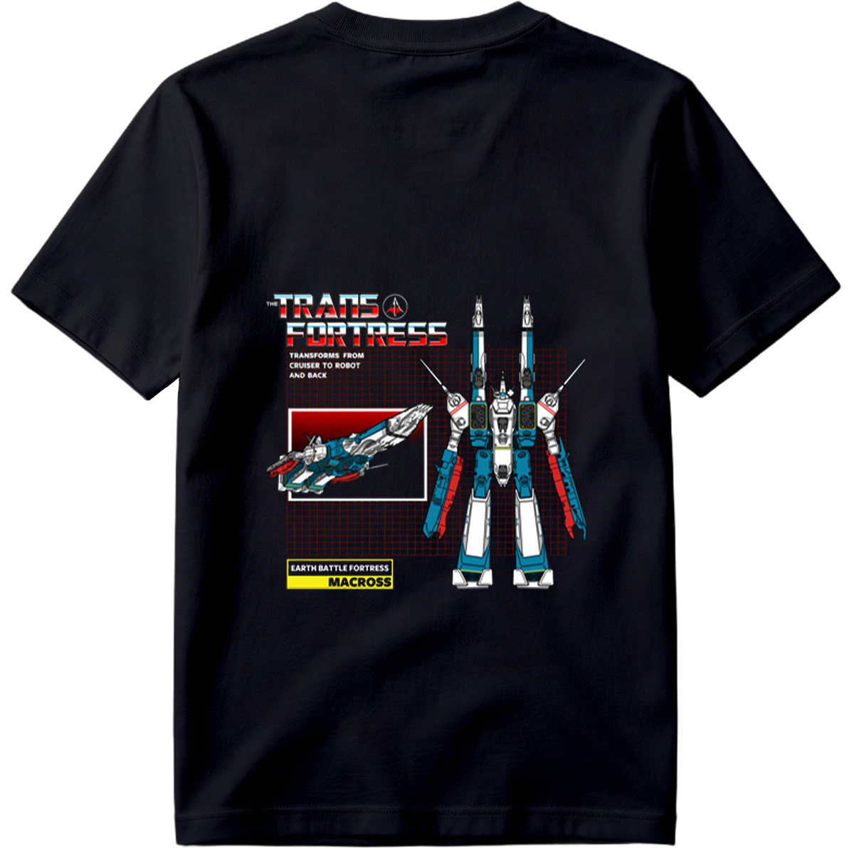 The Trans Fortress: Earth Battle Fortress Macross - Tee