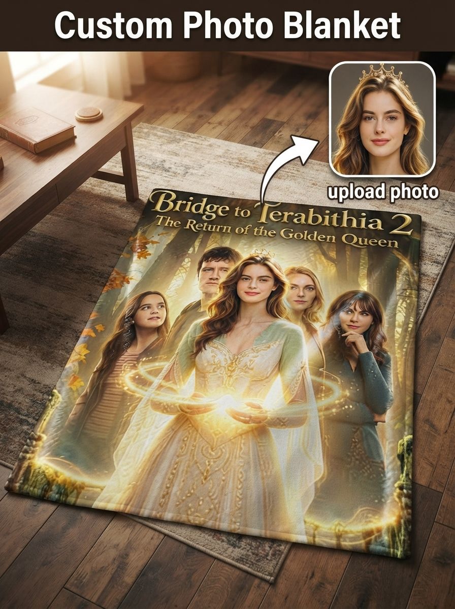 Custom Photo Flannel Throw Blanket Ultra Soft Anti Pilling Fleece Cover Personalized Fantasy Movie Art Keepsake Gift