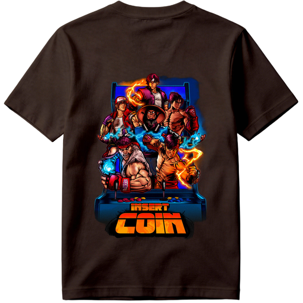 Street Fighter: Ryu, Ken, Chun-Li, Guile, Zangief, M. Bison - Tee