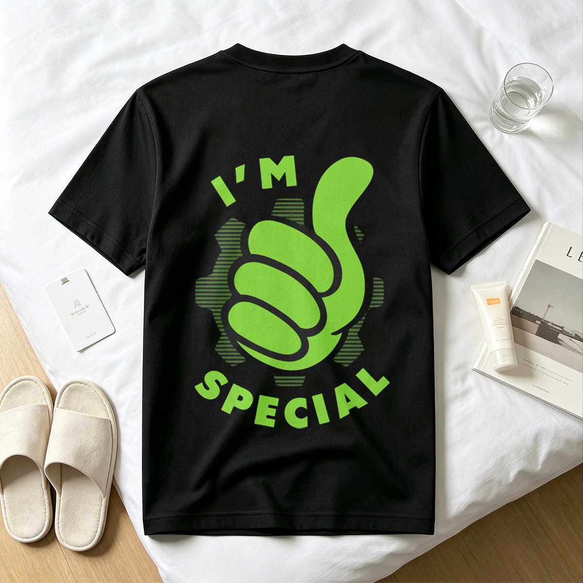 I'm Special - Green Thumbs Up Logo - Tee
