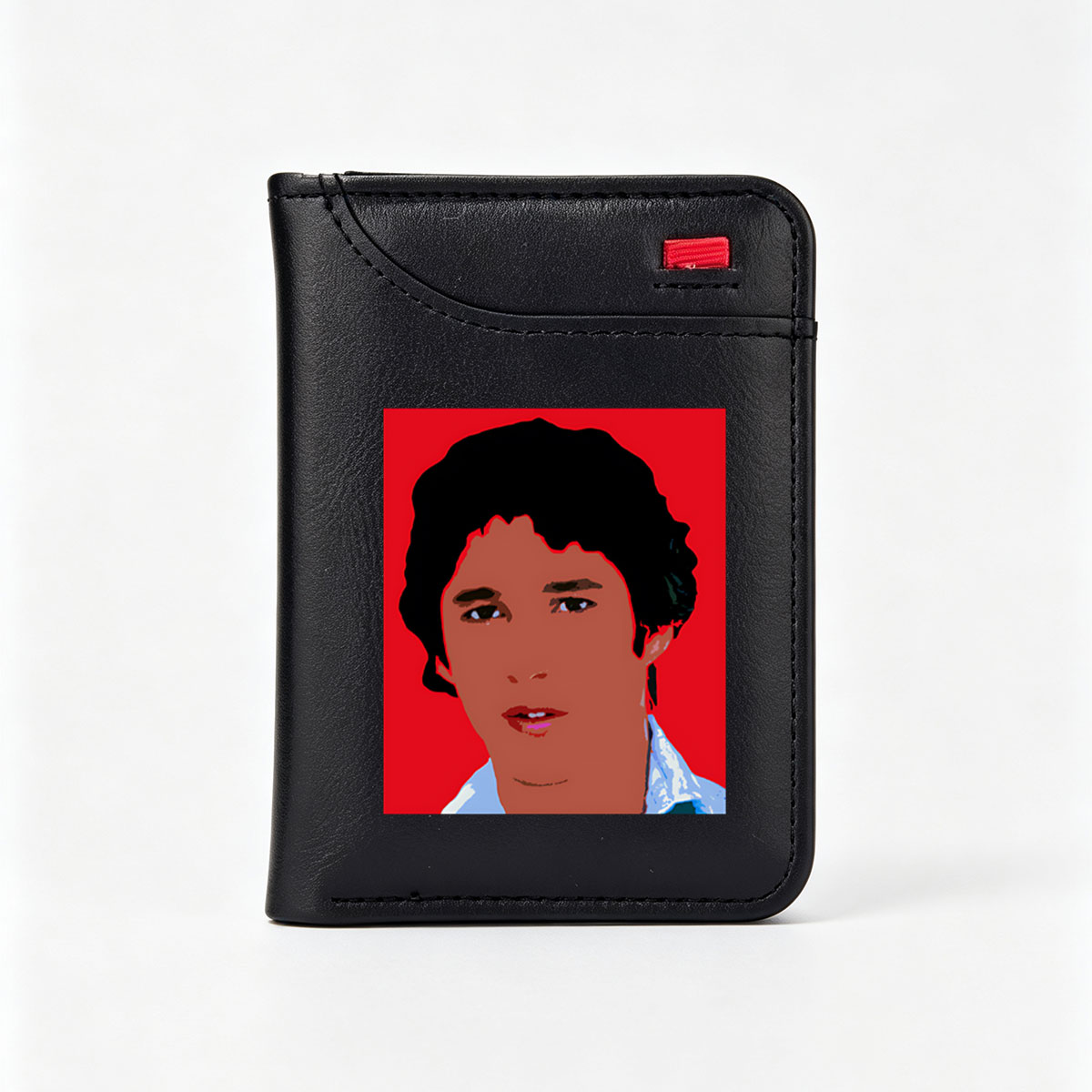 Freddie Mercury Portrait in Pop Art Style - Vertical Style Wallet