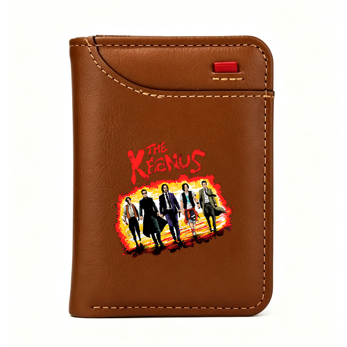 The Keanus: A Parody of Keanu Reeves in Iconic Roles - Vertical Style Wallet