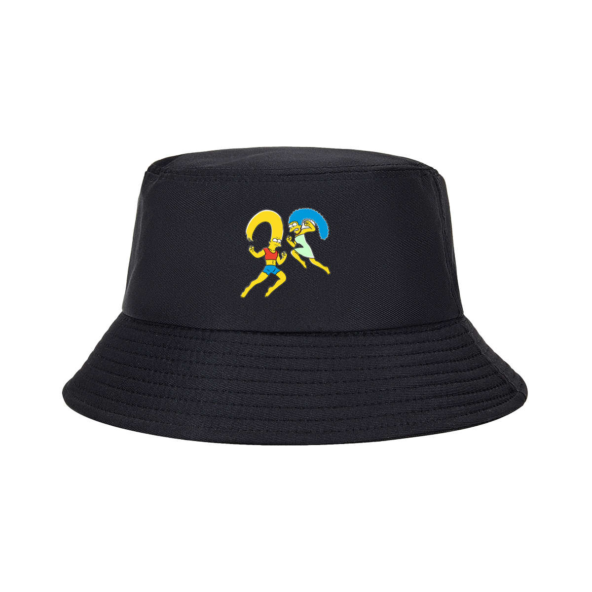 The Simpsons: Marge and Homer Running - Fisherman's Hat