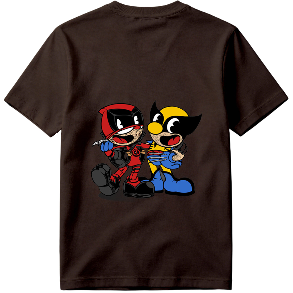 Deadpool and Wolverine Chibi Style - Tee