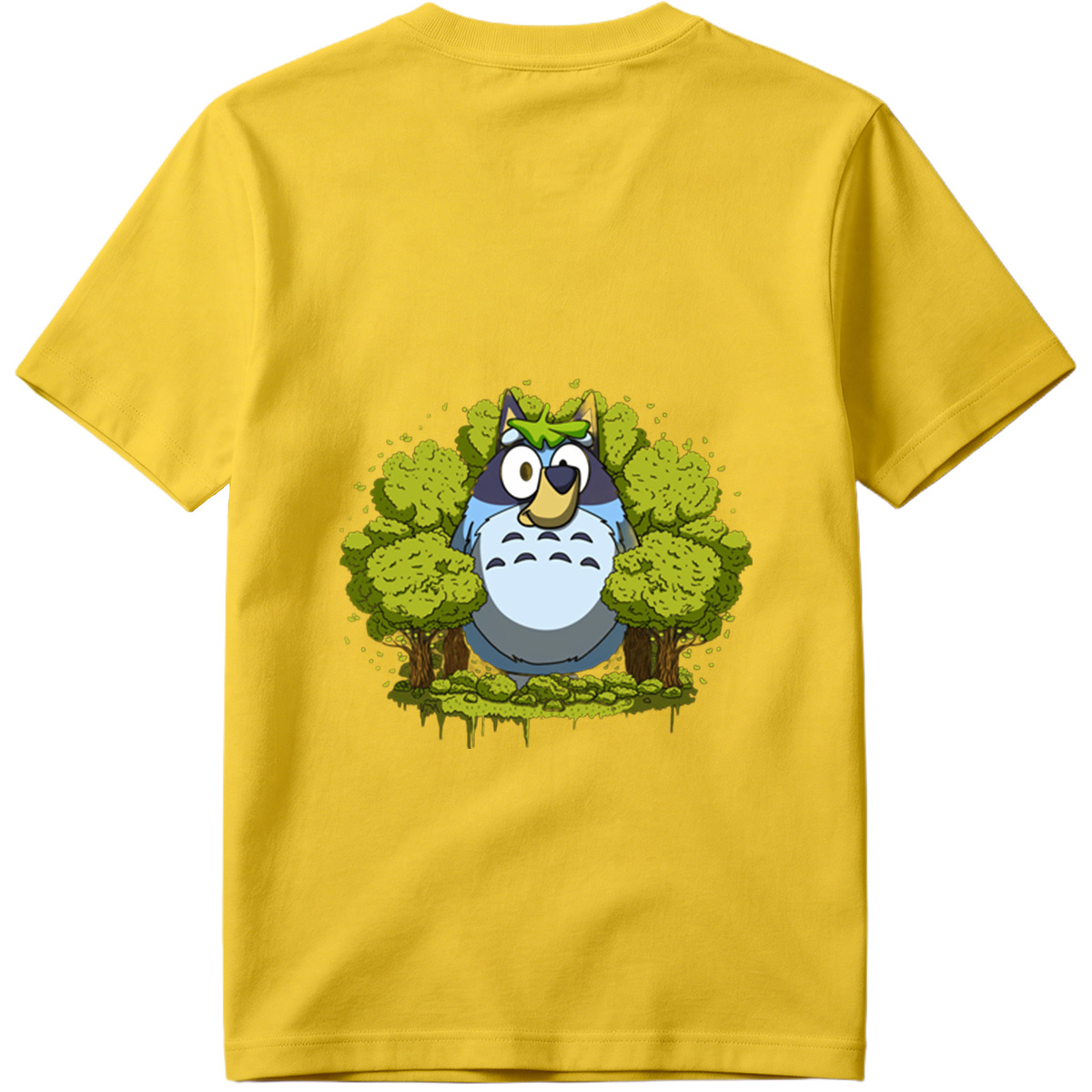 Totoro and Bluey in the Forest - Tee
