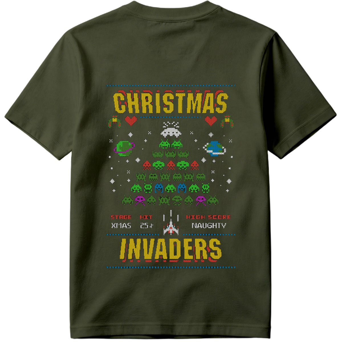 Christmas Invaders: Space Aliens and Holiday Fun - Tee
