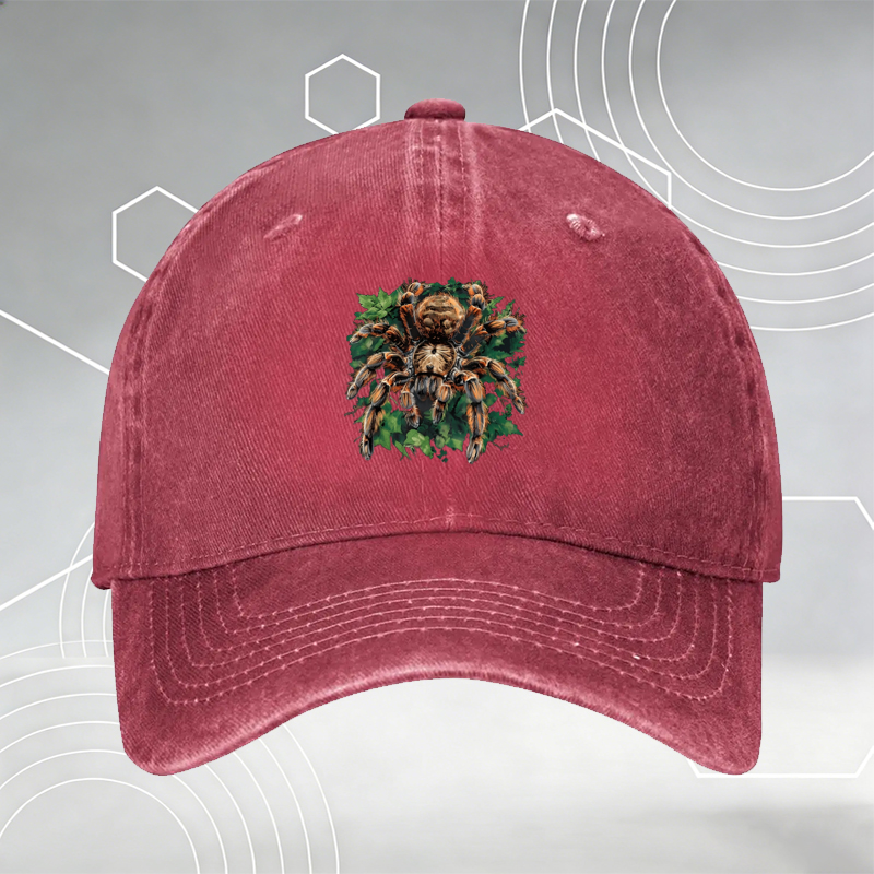 New Baseball Cap with Dart Board Print and 