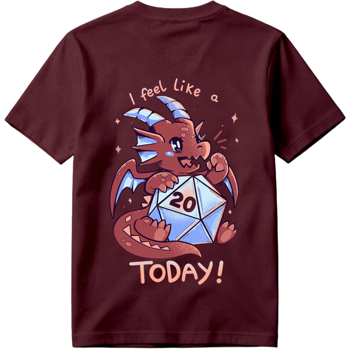 Dragon with D20 Dice - 