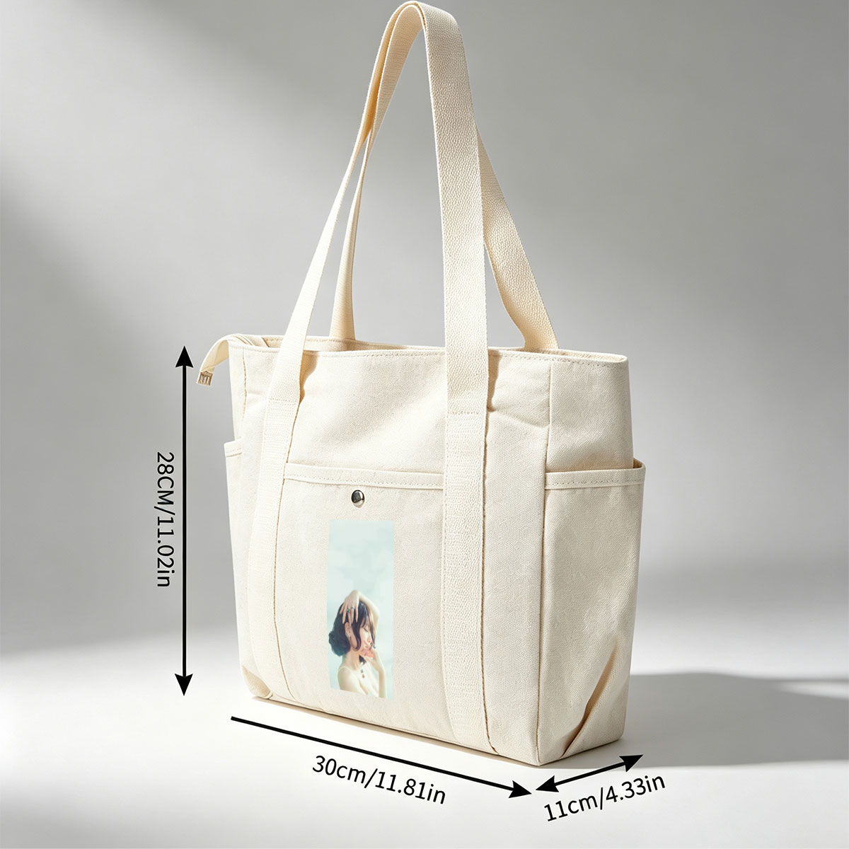 Nana Mizuki in a Serene Pose with Elegant Jewelry and Soft Lighting - Multi-pocket bags