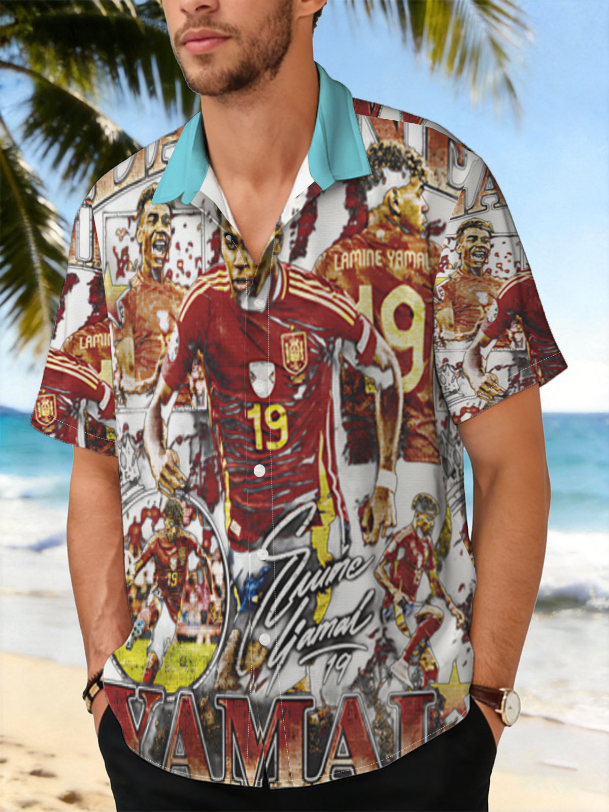 Lamine Yamal - Spanish Football Star, #19, National Team Player -  Shirt