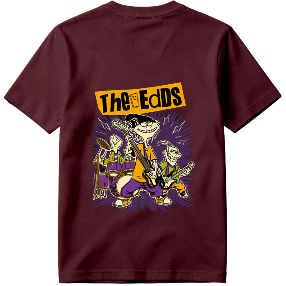 The Eds: Eddy, Ed, and Double D in Rock Band Action - Tee
