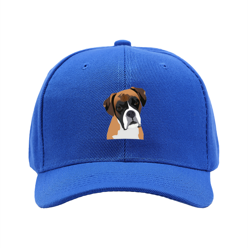 1pc New Baseball Cap Boxer Dog Print Unisex Adjustable Hat for Outdoor Activities and Casual Wear Adults and Teens Fashion Accessory