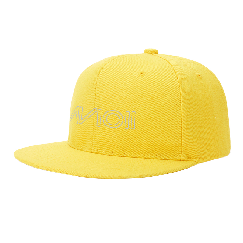 Flat Brim Baseball Cap Avicii Logo Print Streetwear Underground Skate Style for Basketball Court Skate Park Urban Lifestyle Hip Hop Riders and Street Artists